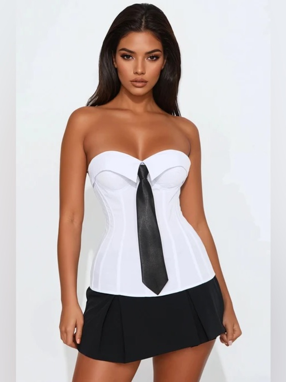 ✨ FASHION NOVA TIE AFFAIR CORSET TOP ✨